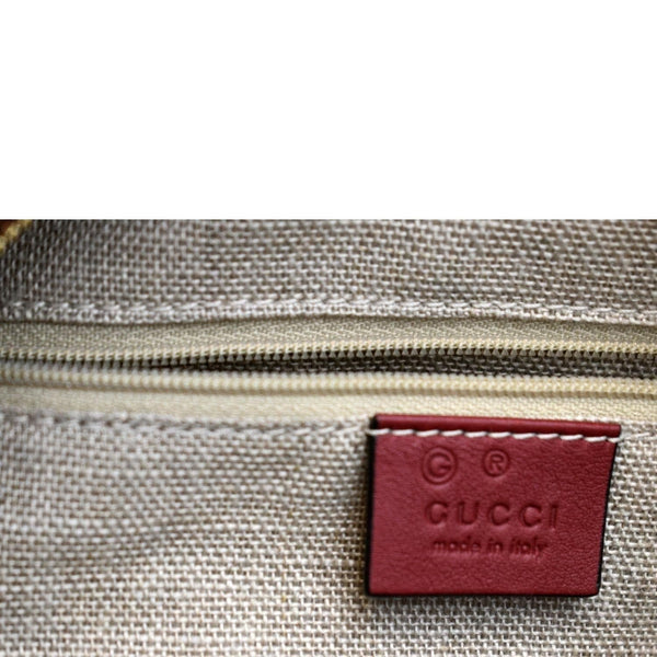 GUCCI Microguccissima Small Leather Crossbody Bag Red 510286