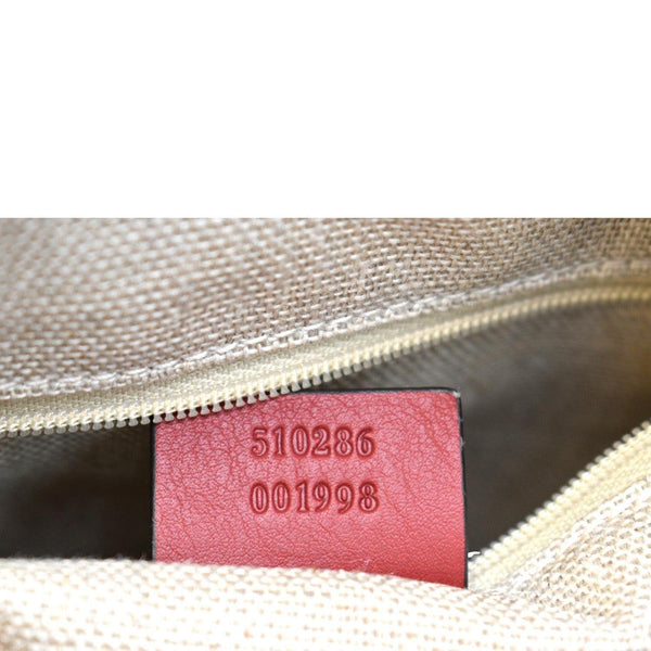 GUCCI Microguccissima Small Leather Crossbody Bag Red 510286