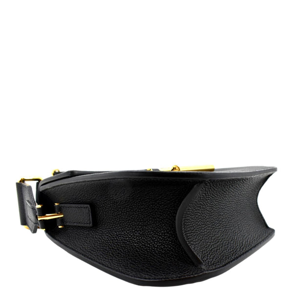 TOM FORD Tara T-Clasp Mini Leather Shoulder Bag Black