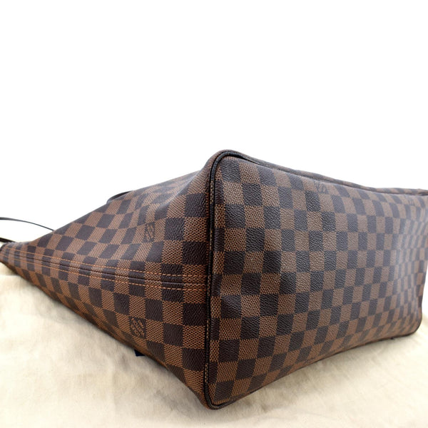 LOUIS VUITTON Neverfull GM Damier Ebene Tote Shoulder Bag Brown