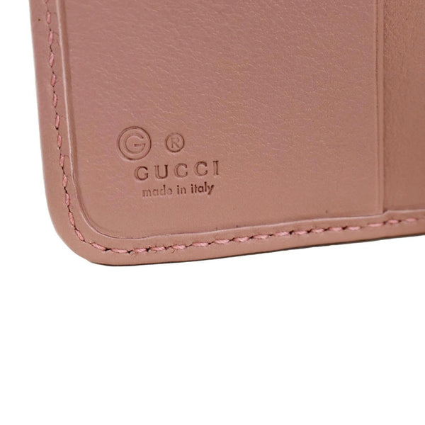 GUCCI Leather Wallet Light Pink 449364