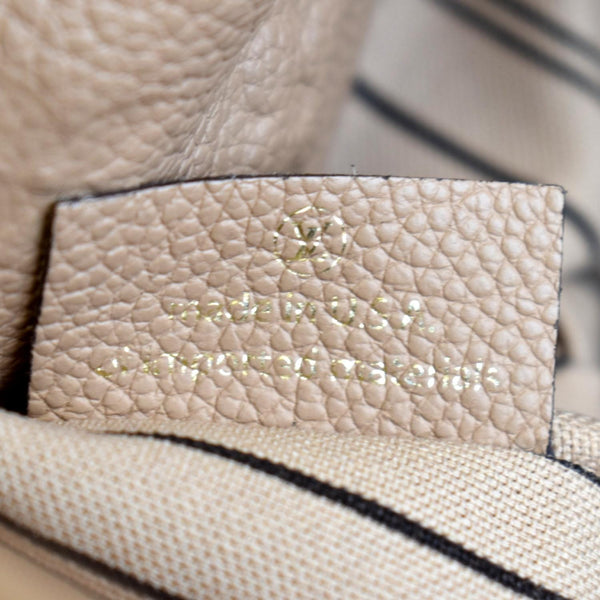 LOUIS VUITTON Artsy MM Empreinte Leather Hobo Bag Camel