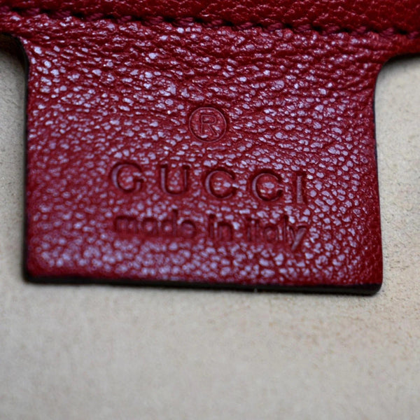 GUCCI Horsebit 1955 Leather Messenger Bag Red 602089
