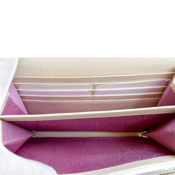 GUCCI Dionysus Mini Leather Chain Shoulder Bag Off White 401231