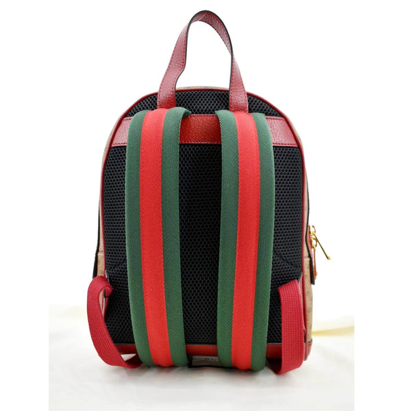 GUCCI X Doraemon Vintage GG Supreme Monogram Backpack Beige 647816