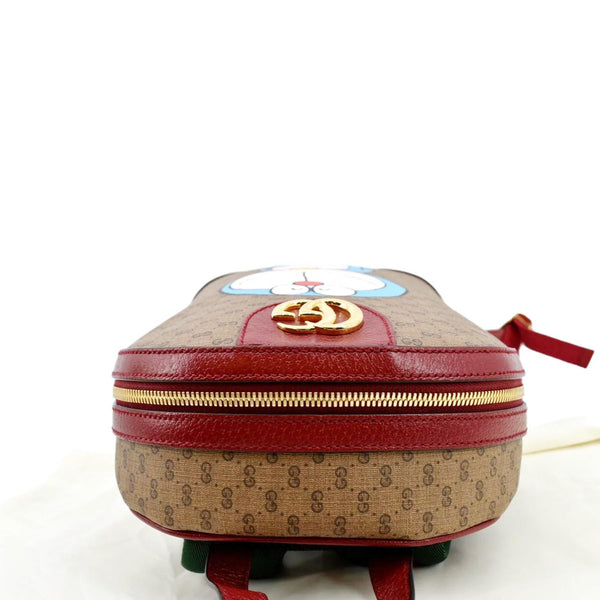 GUCCI X Doraemon Vintage GG Supreme Monogram Backpack Beige 647816