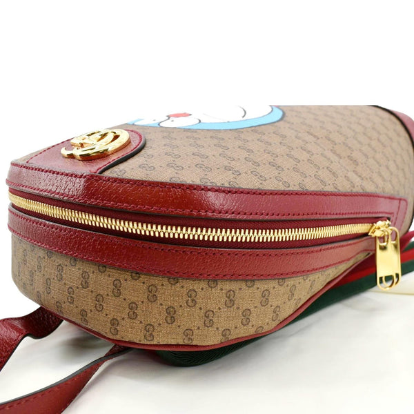 GUCCI X Doraemon Vintage GG Supreme Monogram Backpack Beige 647816