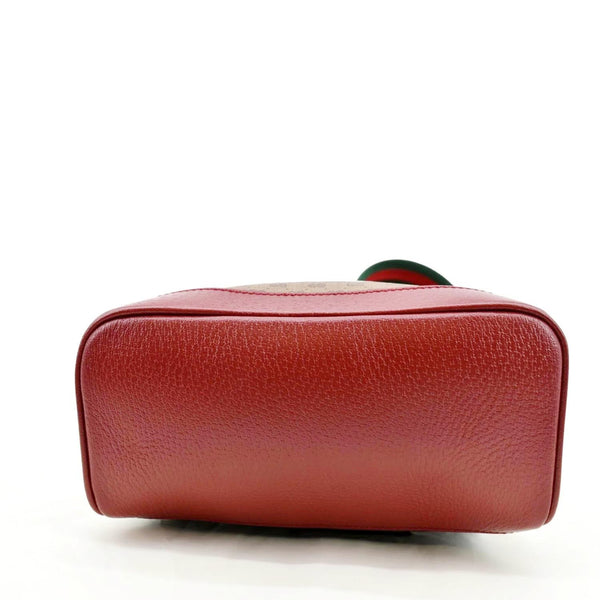 GUCCI X Doraemon Vintage GG Supreme Monogram Backpack Beige 647816