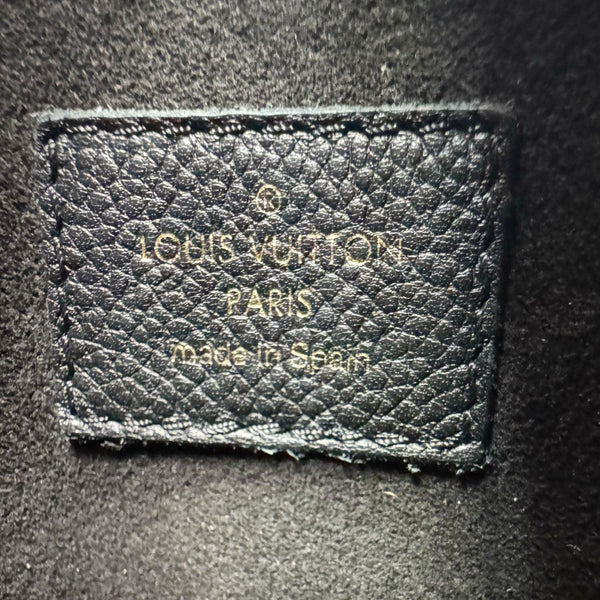 LOUIS VUITTON Pallas BB Monogram Canvas Shoulder Bag Black