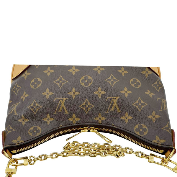 LOUIS VUITTON Boulogne PM Monogram Canvas Shoulder Bag Brown
