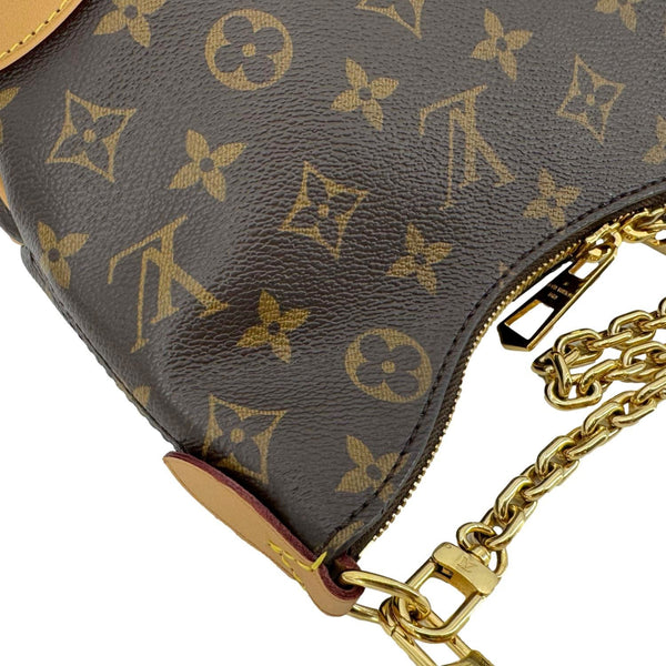 LOUIS VUITTON Boulogne PM Monogram Canvas Shoulder Bag Brown