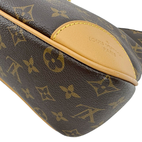 LOUIS VUITTON Boulogne PM Monogram Canvas Shoulder Bag Brown