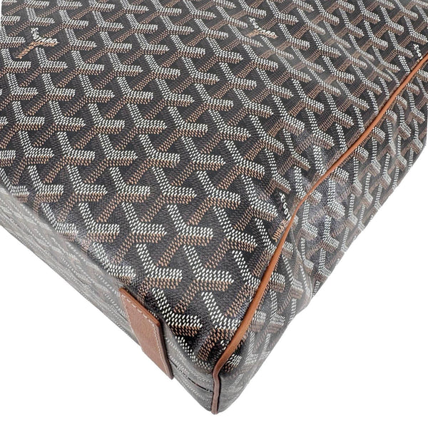 GOYARD Voltaire III Chevron Print Canvas Tote Bag Black