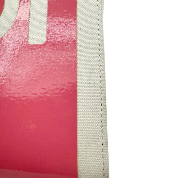 FENDI Sunshine Medium Patent Leather Crossbody Tote Bag Light Pink