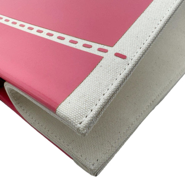 FENDI Sunshine Medium Patent Leather Crossbody Tote Bag Light Pink