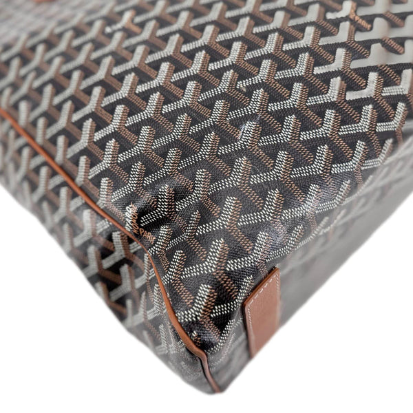 GOYARD Voltaire III Chevron Print Canvas Tote Bag Black