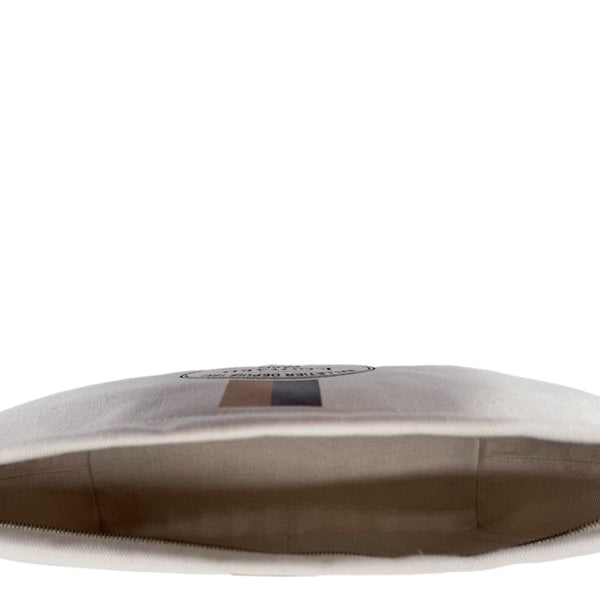 GOYARD Necessaire Canvas Organizer Pouch Off White