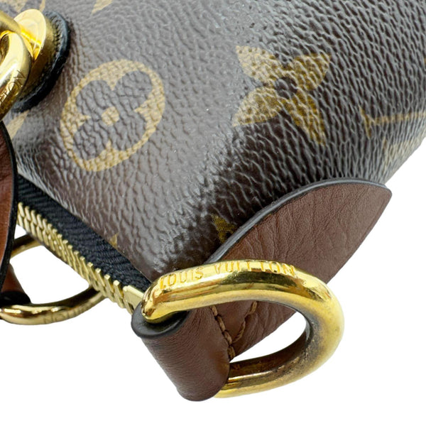 LOUIS VUITTON V MM Monogram Canvas Tote Bag Black