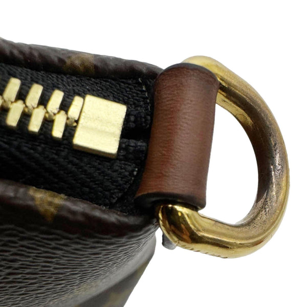 LOUIS VUITTON V MM Monogram Canvas Tote Bag Black