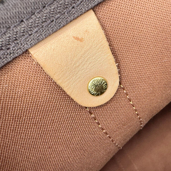 LOUIS VUITTON Keepall 50 Bandouliere Monogram Canvas Travel Bag Brown