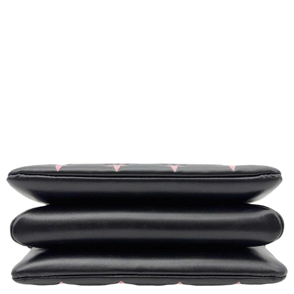 LOUIS VUITTON Coussin BB Monogram Embossed Leather Shoulder Bag Black