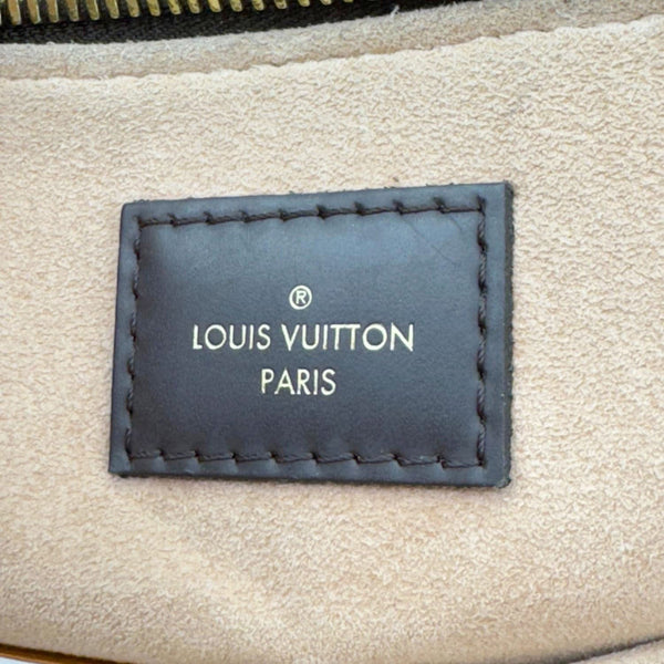 LOUIS VUITTON Kensington Bowling Damier Ebene Shoulder Bag Brown