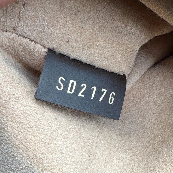 LOUIS VUITTON Kensington Bowling Damier Ebene Shoulder Bag Brown