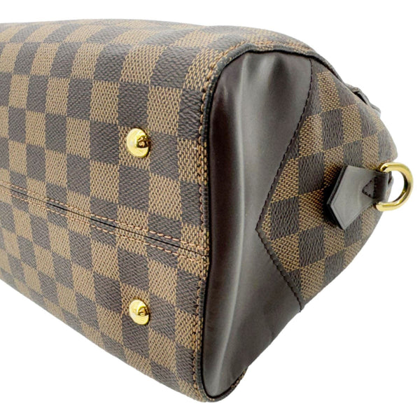 LOUIS VUITTON Kensington Bowling Damier Ebene Shoulder Bag Brown