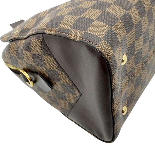 LOUIS VUITTON Kensington Bowling Damier Ebene Shoulder Bag Brown
