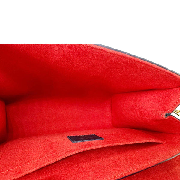 LOUIS VUITTON Saint Sulpice PM Empreinte Leather Crossbody Bag Navy Blue