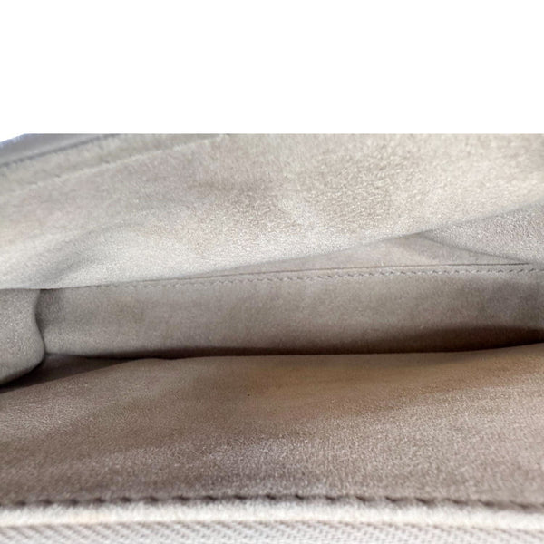 LOUIS VUITTON New Wave Chain MM Calfskin Leather Shoulder Bag Beige