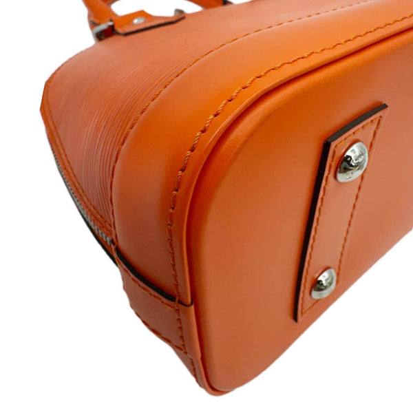 LOUIS VUITTON Alma BB Epi Leather Crossbody Bag Orange