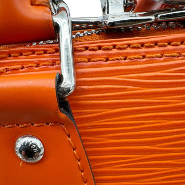 LOUIS VUITTON Alma BB Epi Leather Crossbody Bag Orange