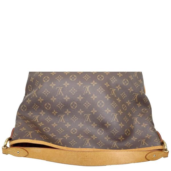 LOUIS VUITTON Delightful MM Monogram Canvas Hobo Shoulder Bag Brown
