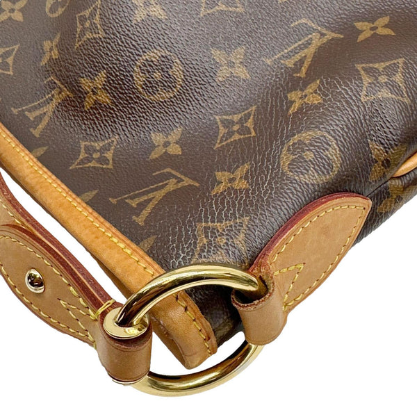 LOUIS VUITTON Delightful MM Monogram Canvas Hobo Shoulder Bag Brown