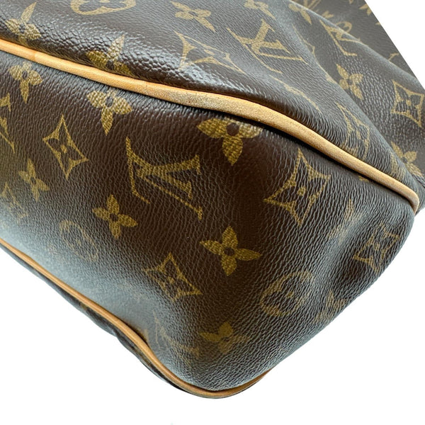 LOUIS VUITTON Delightful MM Monogram Canvas Hobo Shoulder Bag Brown