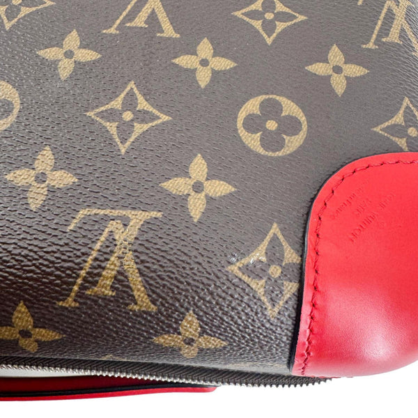 LOUIS VUITTON Horizon 55 Monogram Canvas Travel Bag Brown