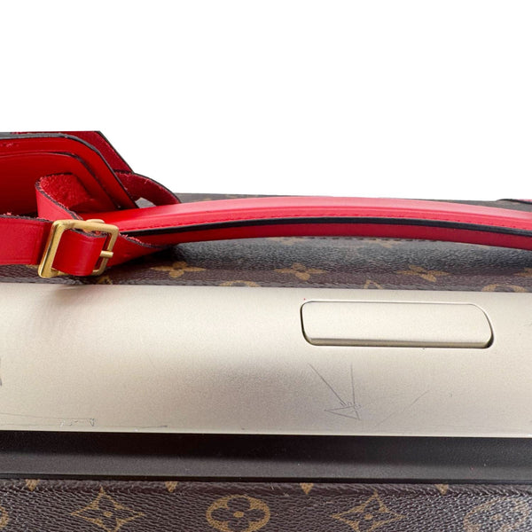 LOUIS VUITTON Horizon 55 Monogram Canvas Travel Bag Brown