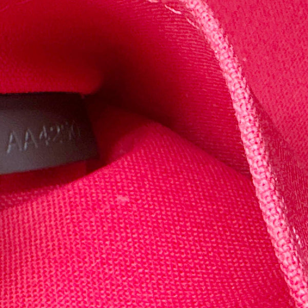 LOUIS VUITTON Alma BB Damier Ebene Crossbody Bag Brown