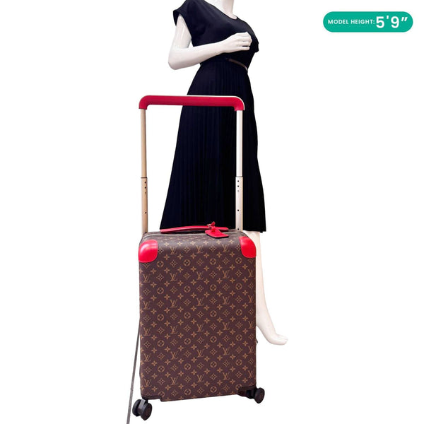 LOUIS VUITTON Horizon 55 Monogram Canvas Travel Bag Brown