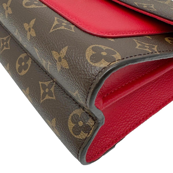 LOUIS VUITTON Victoire Monogram Canvas Crossbody Bag Cerise