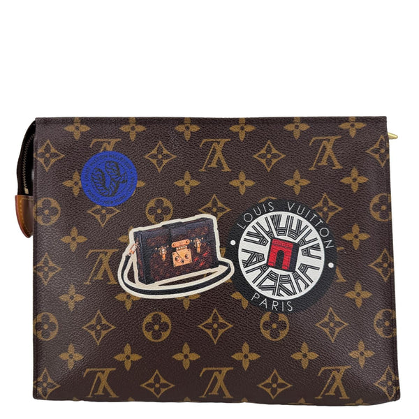 LOUIS VUITTON World Tour Monogram Canvas Toiletry Pouch Brown