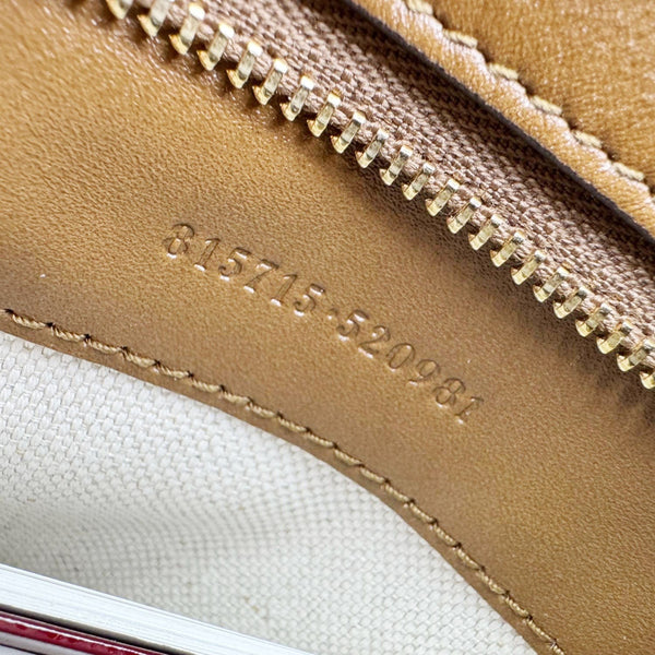 GUCCI Blondie Medium Suede Shoulder Bag Brown 815715