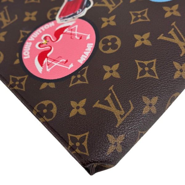 LOUIS VUITTON World Tour Monogram Canvas Toiletry Pouch Brown