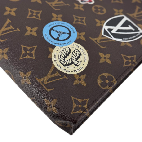 LOUIS VUITTON World Tour Monogram Canvas Toiletry Pouch Brown