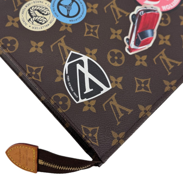 LOUIS VUITTON World Tour Monogram Canvas Toiletry Pouch Brown