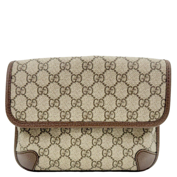 GUCCI Neo Vintage Small GG Supreme Canvas Messenger Crossbody Bag Beige 501050