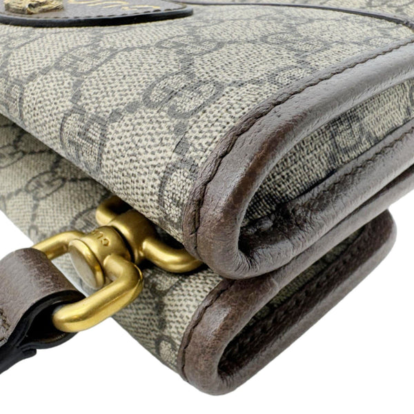 GUCCI Neo Vintage Small GG Supreme Canvas Messenger Crossbody Bag Beige 501050