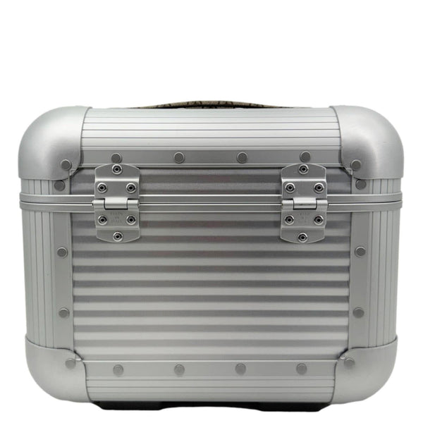 GUCCI Porter GG Supreme Monogram Vanity Case Silver 740505