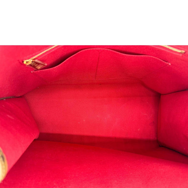 LOUIS VUITTON Onthego GM Reverse Monogram Canvas Tote Bag Brown